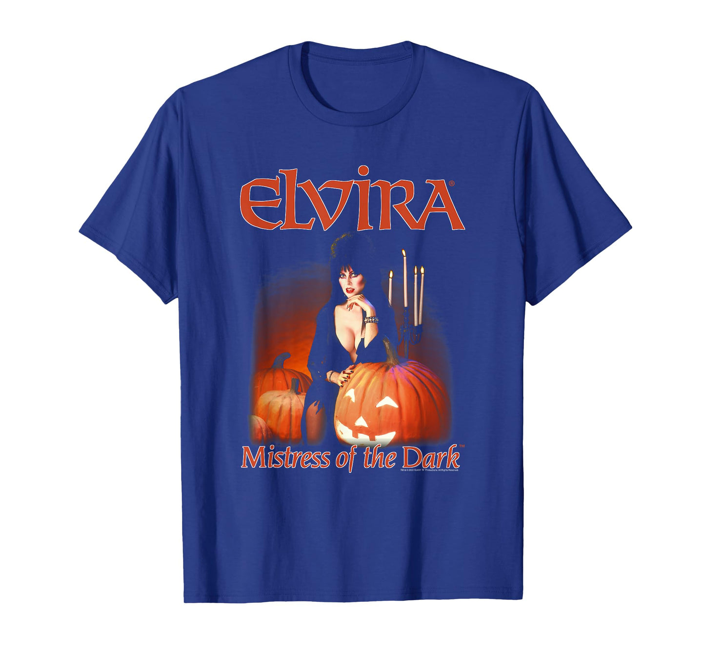 Elvira, Mistress of The Dark Pumpkin Halloween Horror T-Shirt