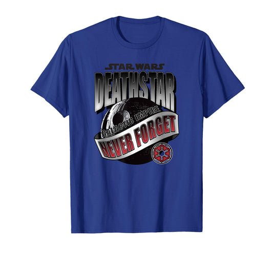 Star Wars Death Star Galactic Empire Never Forget T-Shirt
