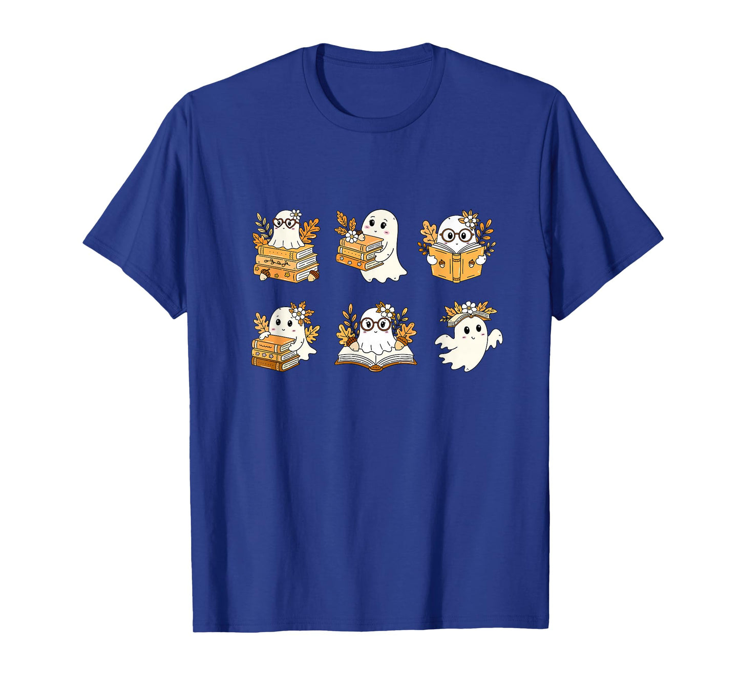 Fall Book Lover Ghosts T-Shirt