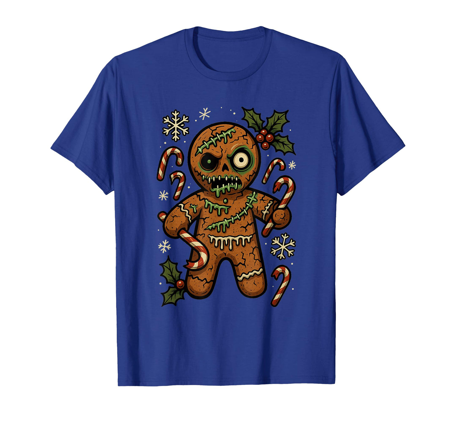 Zombie Gingerbread Man Christmas Zombie T-Shirt