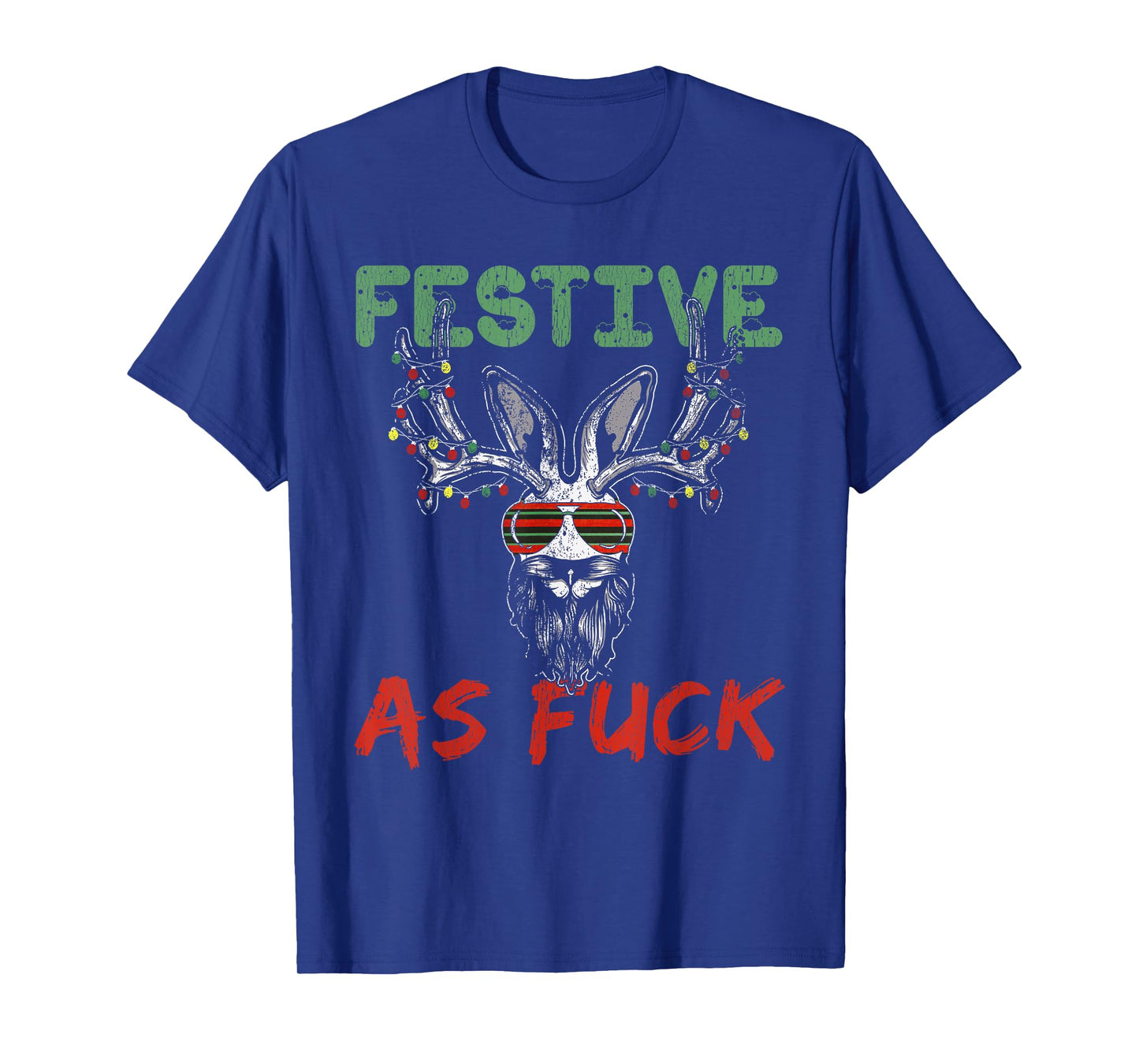 Dirty Christmas shirt - festive as fuck vintage holiday tee T-Shirt