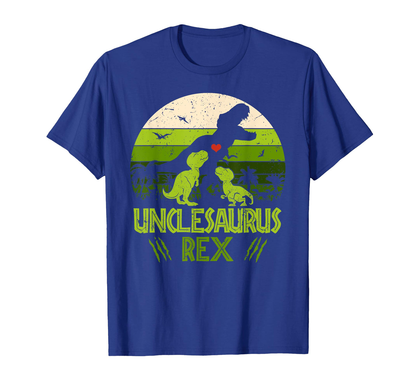 Unclesaurus Rex 2 Kids Sunset Tshirt For Fathers Day Gift T-Shirt