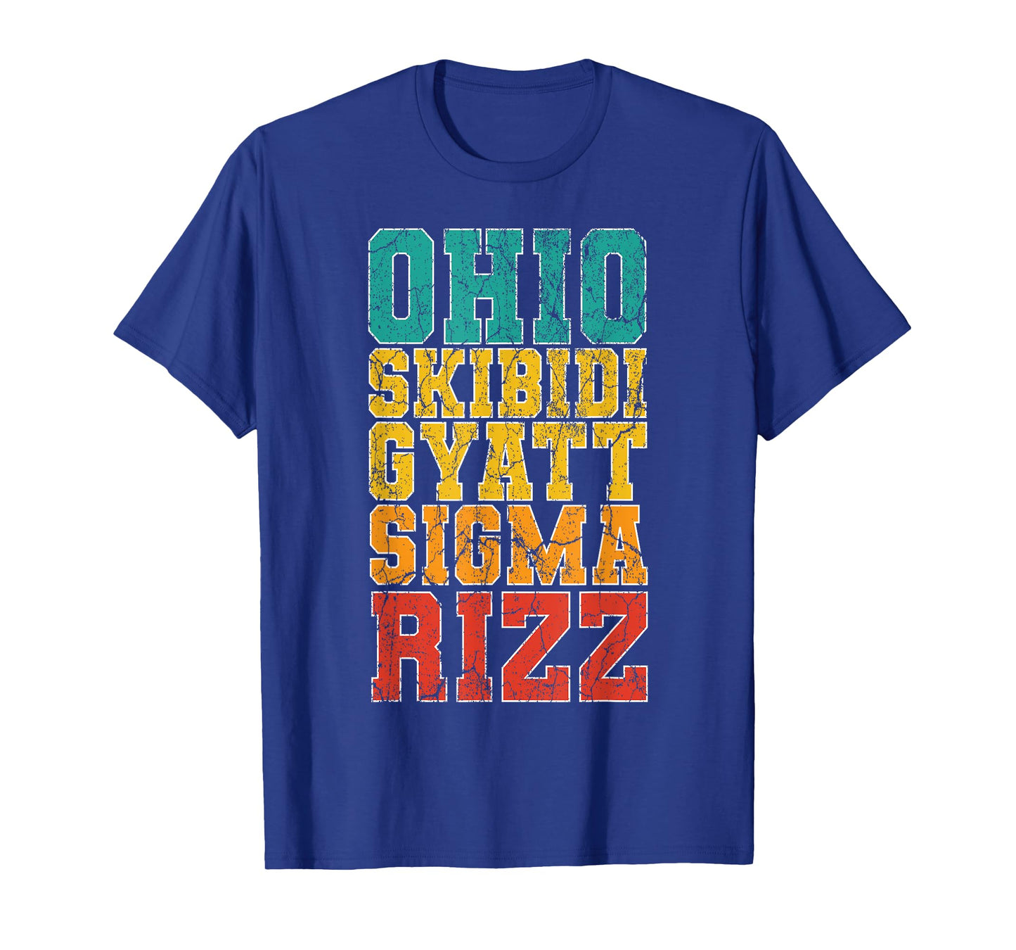 Vintage Skibidi Rizz Ohio Sigma Funny Rizzler Gifts Graffiti T-Shirt