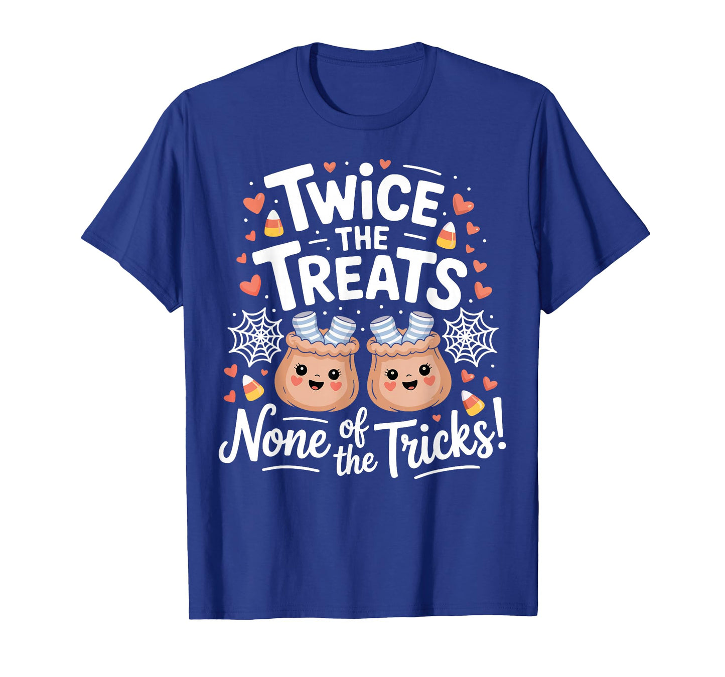 Pregnant Mom Halloween Costume Twins Pregnancy Announcement T-Shirt