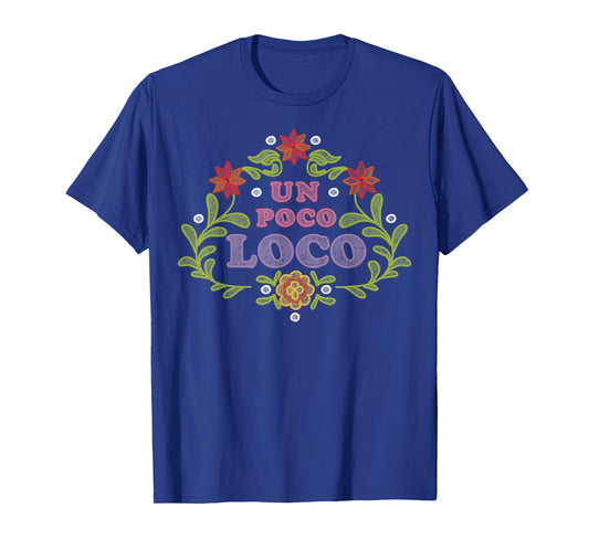 Disney Pixar Coco Un Poco Loco Embroidery T-Shirt