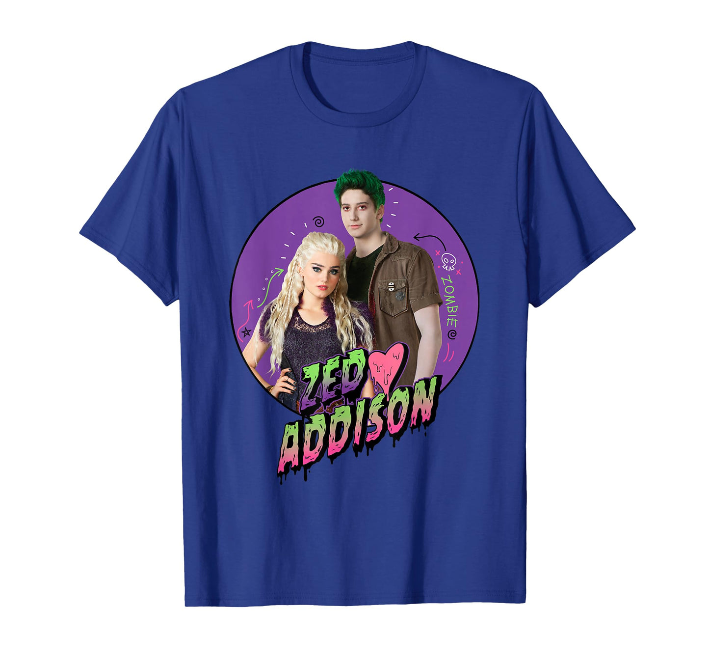 Disney Channel Zombies 2 Zed and Addison Love T-Shirt