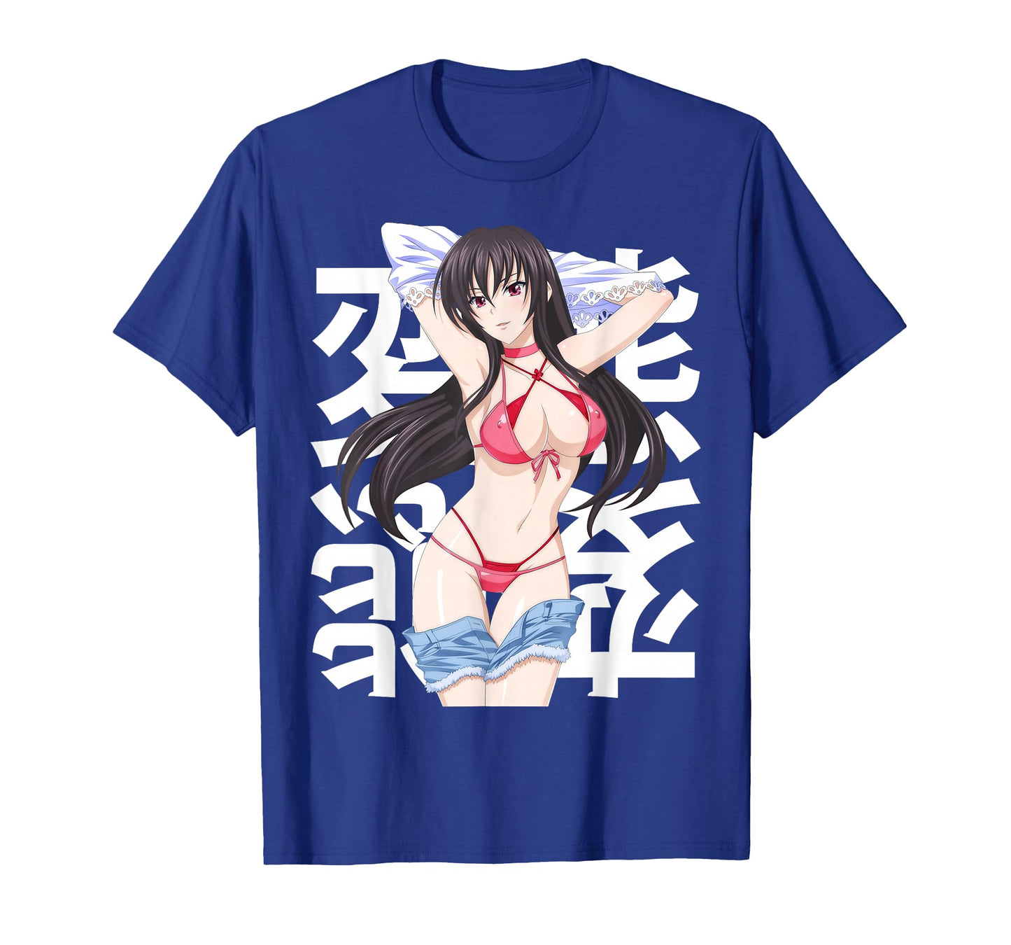 Anime Lewd Summer Mommy Submissive Waifu Otaku Japanese T-Shirt