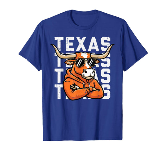 Bull Cow Sunglasses Girls Youth Teen Kids Men Women Boys T-Shirt