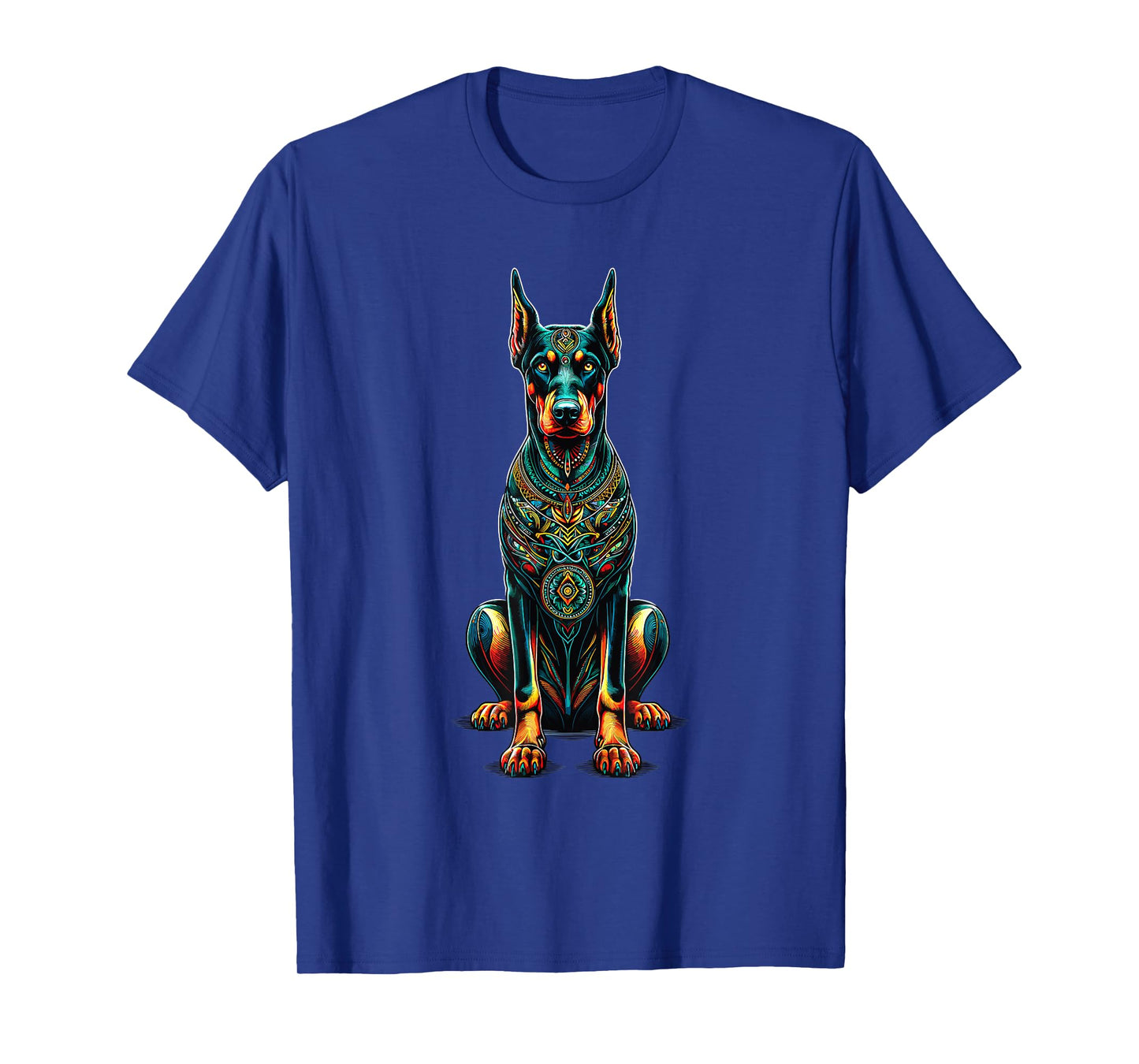 Mandala Art Doberman Pinscher Dobermans Dobie T-Shirt