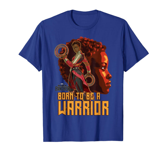 Marvel Black Panther Movie Nakia Profile Graphic T-Shirt T-Shirt
