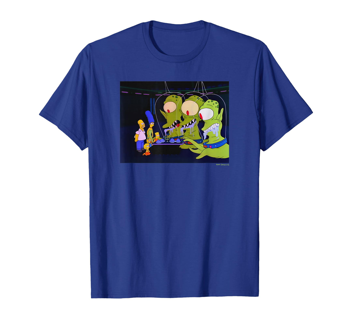 The Simpsons Treehouse Of Horror Alien Halloween V-2 T-Shirt