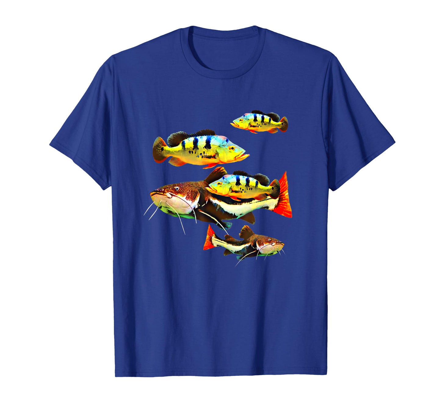 Peacock Bass Redtail Catfish Monster Aquarium Fish Tank T-Shirt