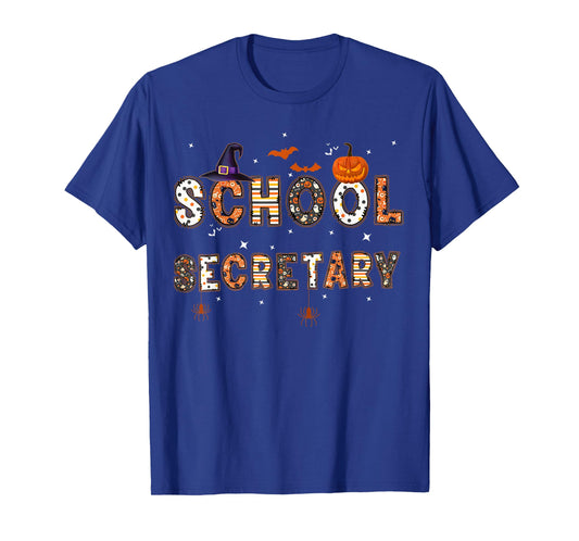 School Secretary Halloween For Scary School Secretary Women T-Shirt
