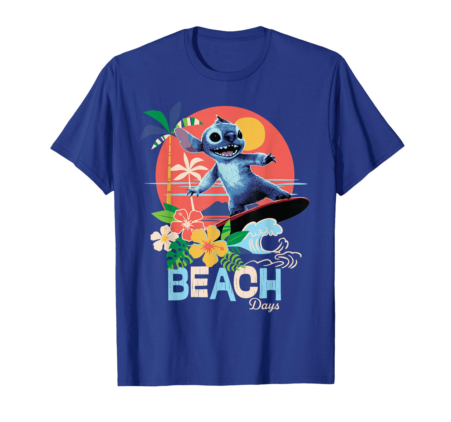 Disney Lilo & Stitch Live-Action Movie Beach Days Surfing T-Shirt