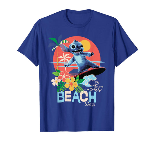 Disney Lilo & Stitch Live-Action Movie Beach Days Surfing T-Shirt