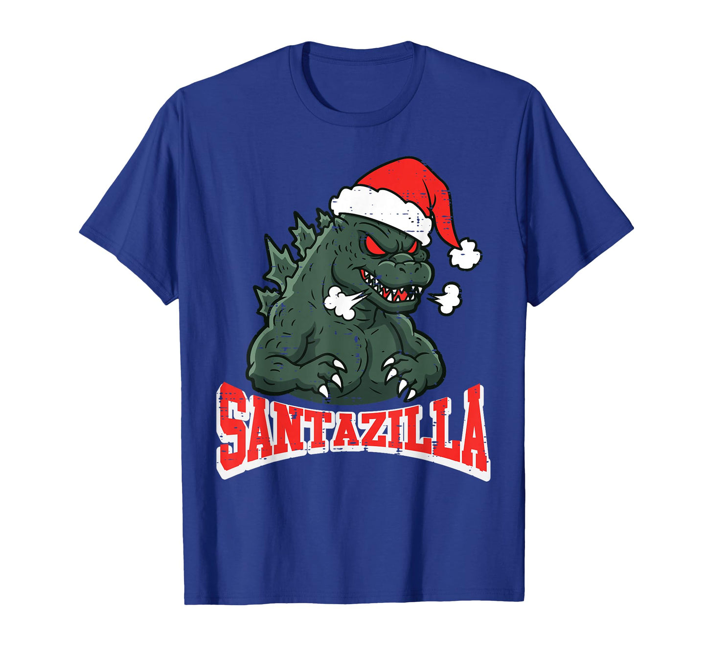 Christmas Japanese Monster Santazilla Xmas Men Women Kids T-Shirt