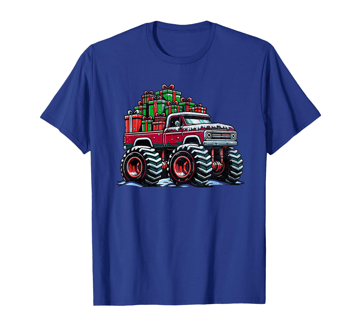 Christmas Monster Truck for Boys Kids Monster Truck Lovers T-Shirt