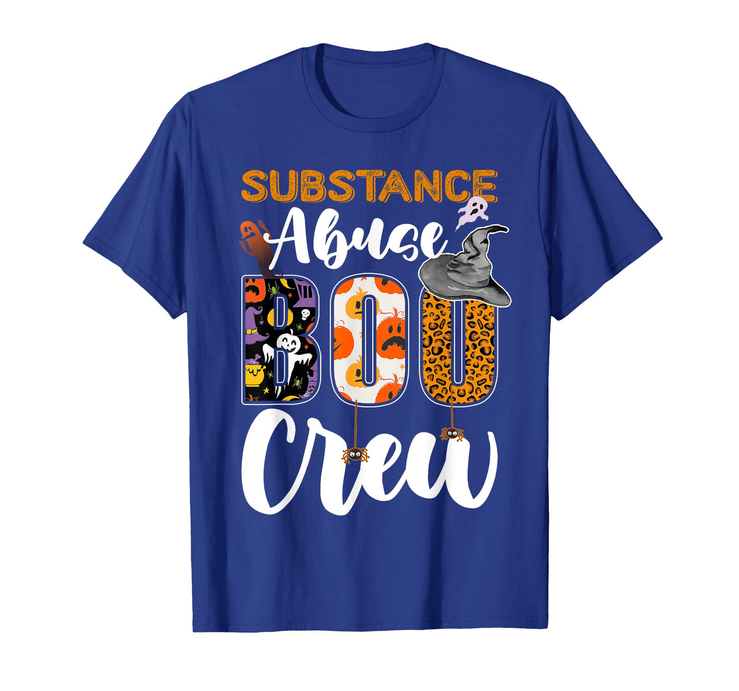 Substance Abuse Boo Crew Halloween Matching Counselor T-Shirt