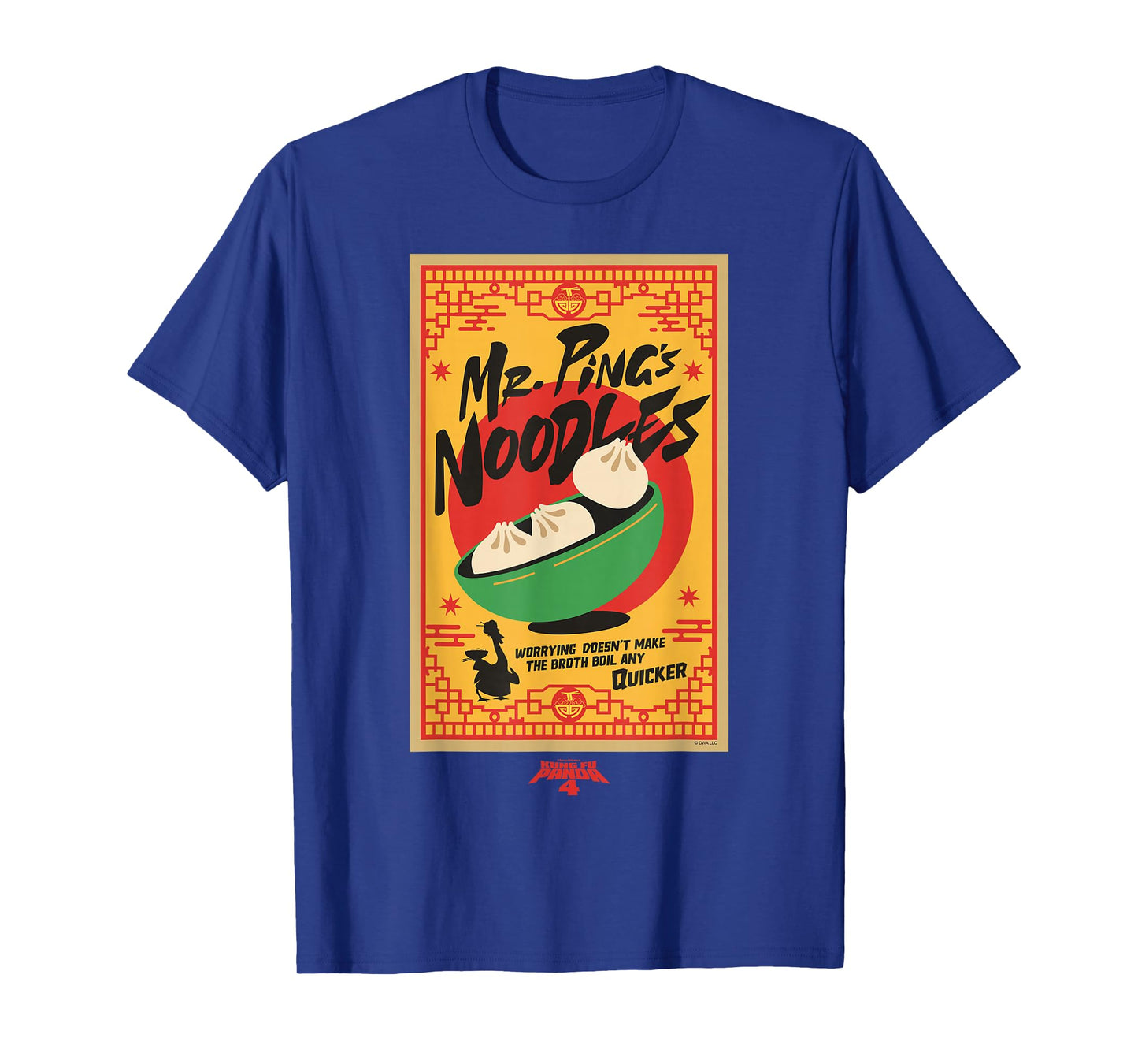 DreamWorks Kung Fu Panda 4 Mr. Pings Noodles T-Shirt
