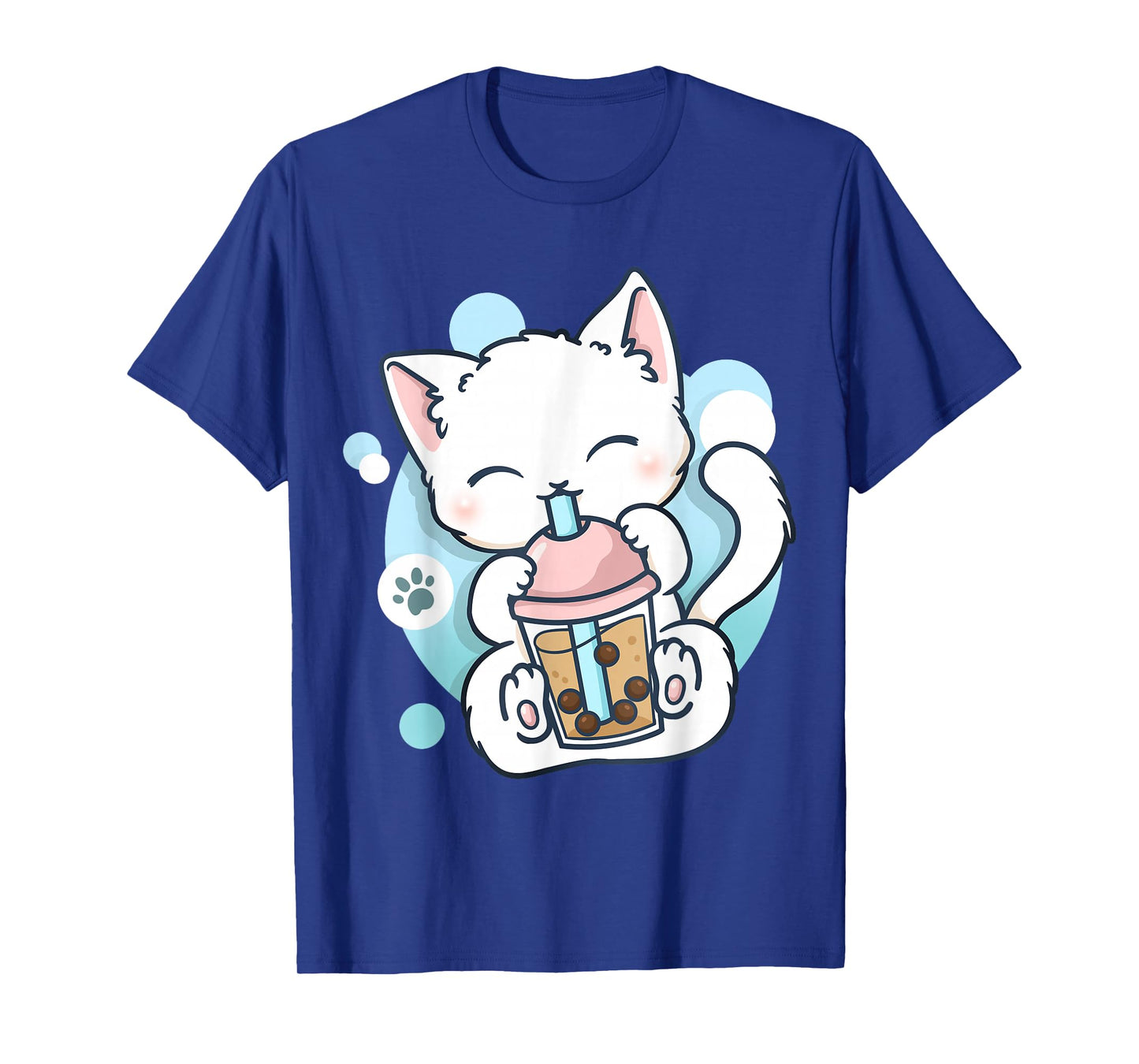Cat Boba Tea Bubble Tea Anime Kawaii Neko T-Shirt