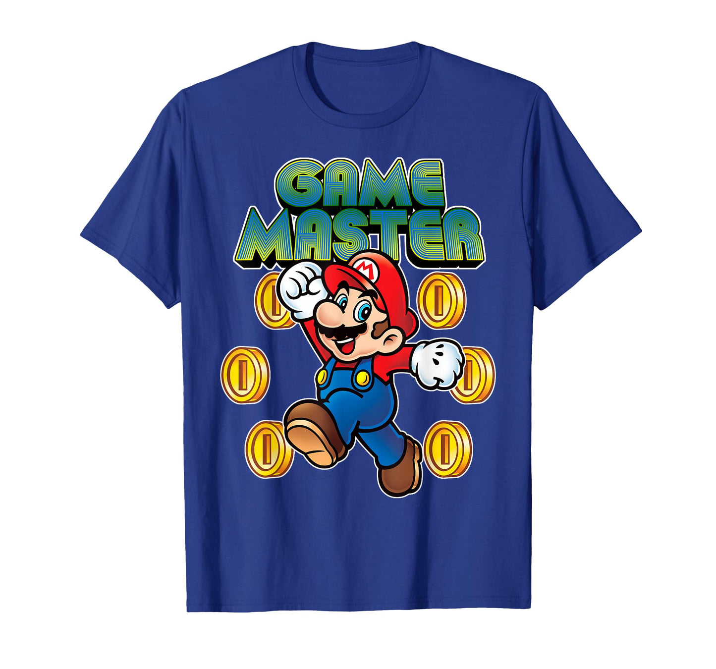 Nintendo Super Mario Game Master Coins Graphic T-Shirt T-Shirt