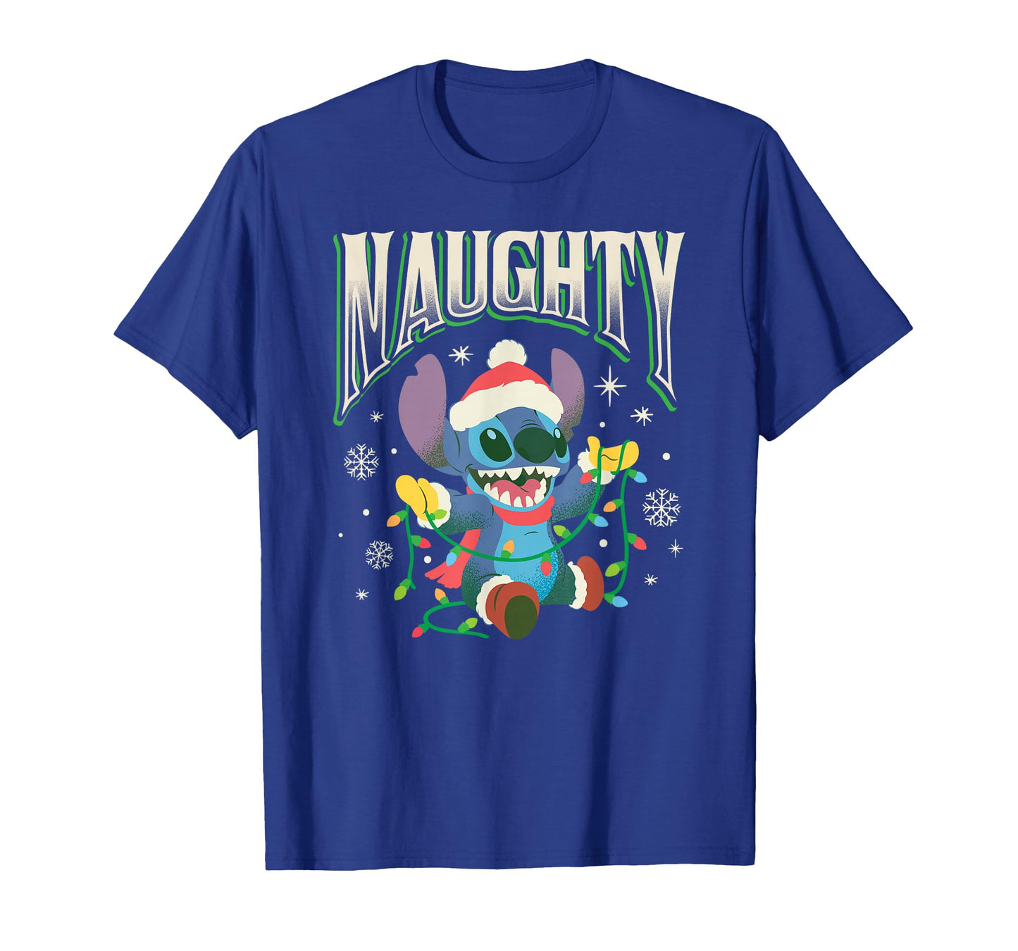 Disney Lilo & Stitch Christmas Season Naughty Stitch T-Shirt