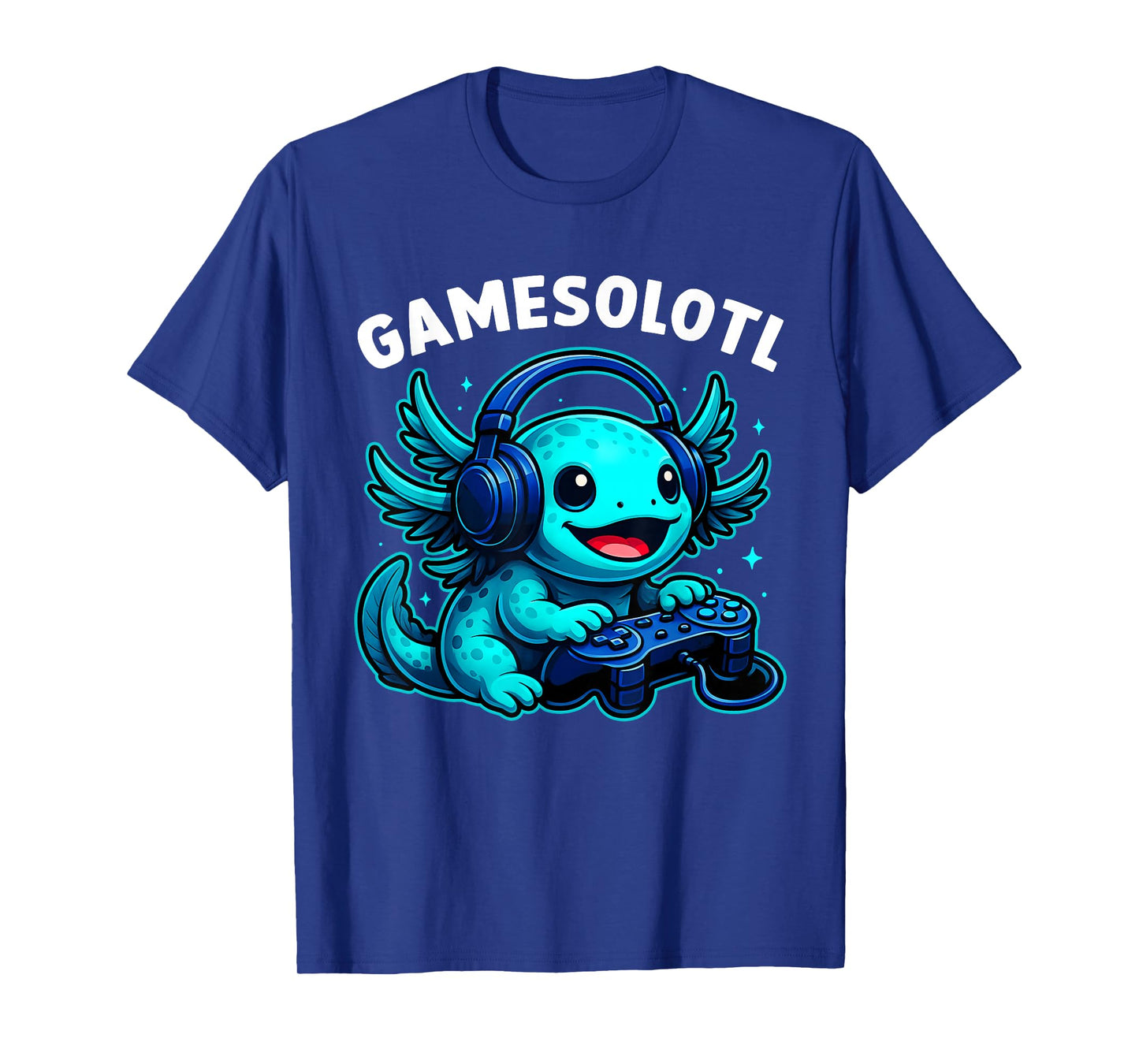 Gamesolotl Axolotl Video Games Kawaii Anime Gamer Gaming T-Shirt