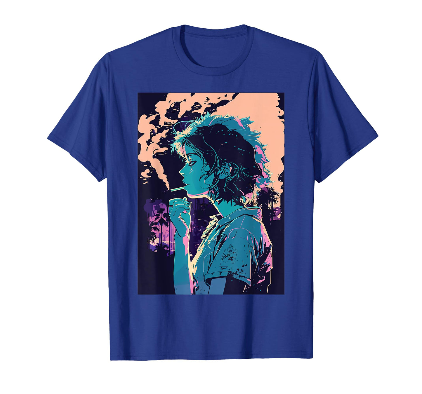 Japanese Vaporwave Sad Anime Girl Indie Aesthetic Otaku T-Shirt
