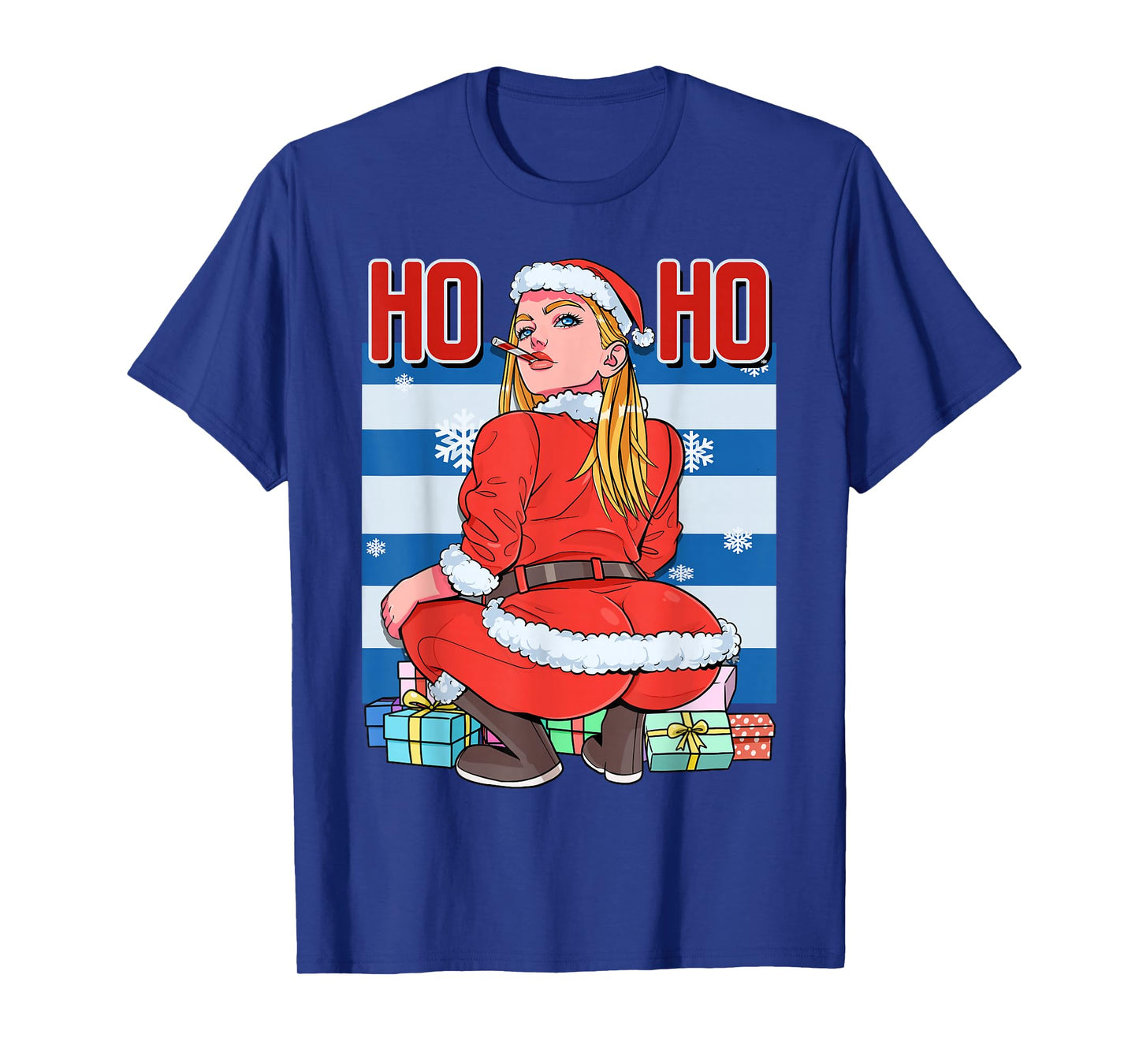 Christmas Mrs. Claus Matching Pajama Ho Ho Ho Santa Twerking T-Shirt