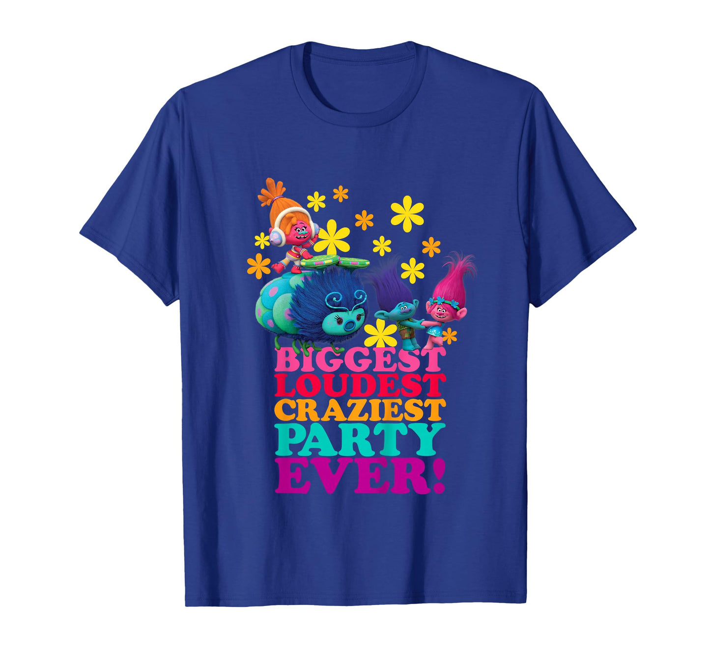 Kids Trolls Character Party T-Shirt