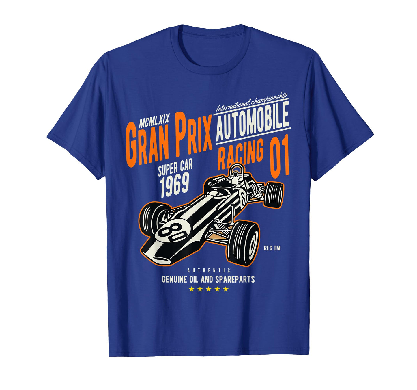 Vintage Car Racing Shirt Gran Prix 60s Auto Lovers Gift T-Shirt