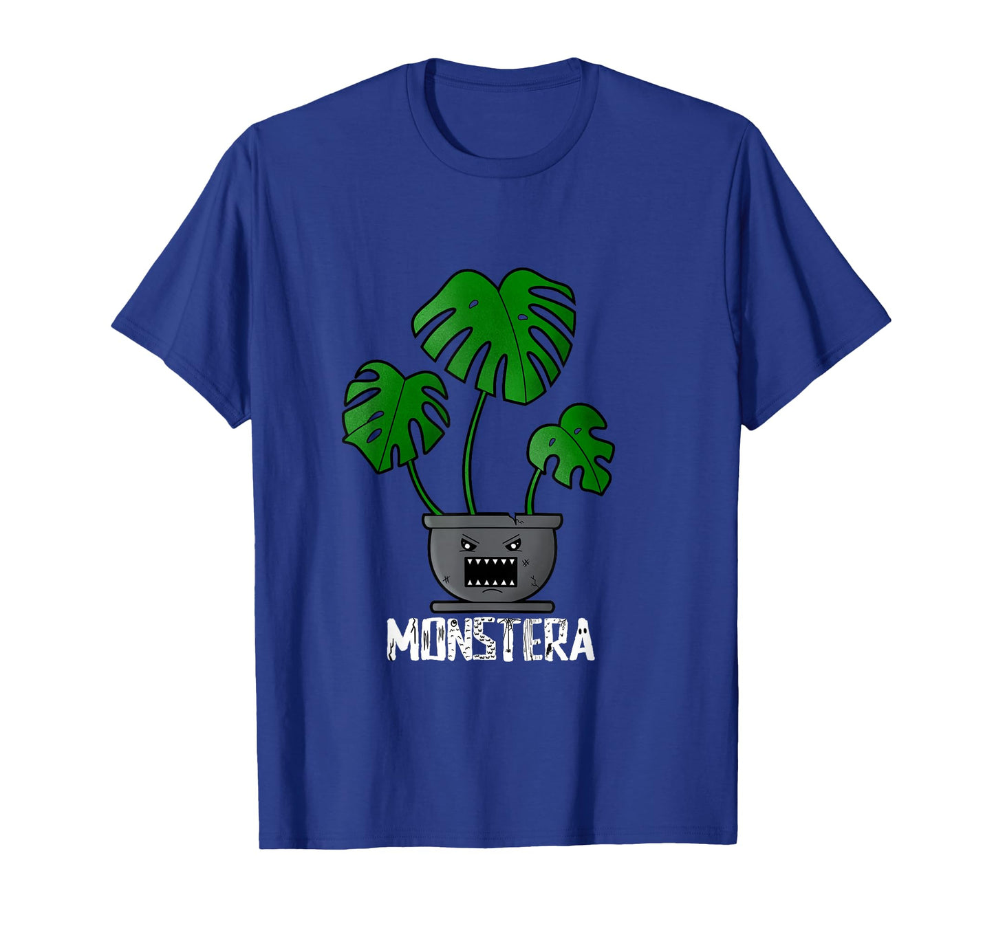 Monstera Deliciosa Plant Lover Funny Monster Dad Joke T-Shirt