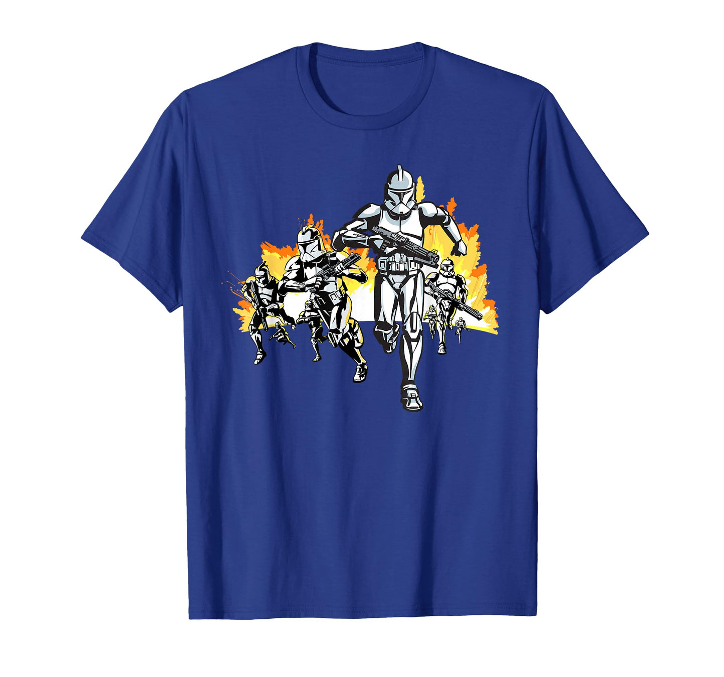 Star Wars Clone Troopers Running T-Shirt T-Shirt