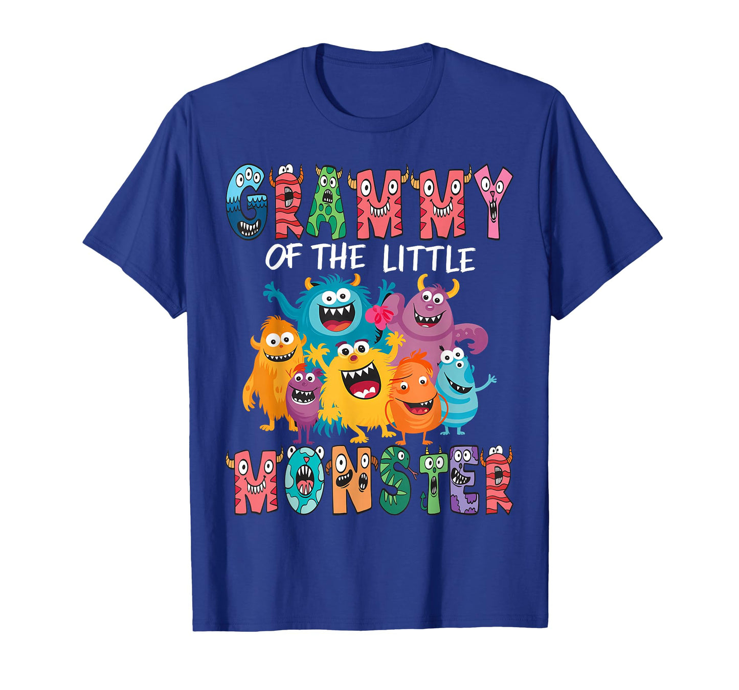 Grammy Of The Little Monster Kids 1St Birthday Party T-Shirt