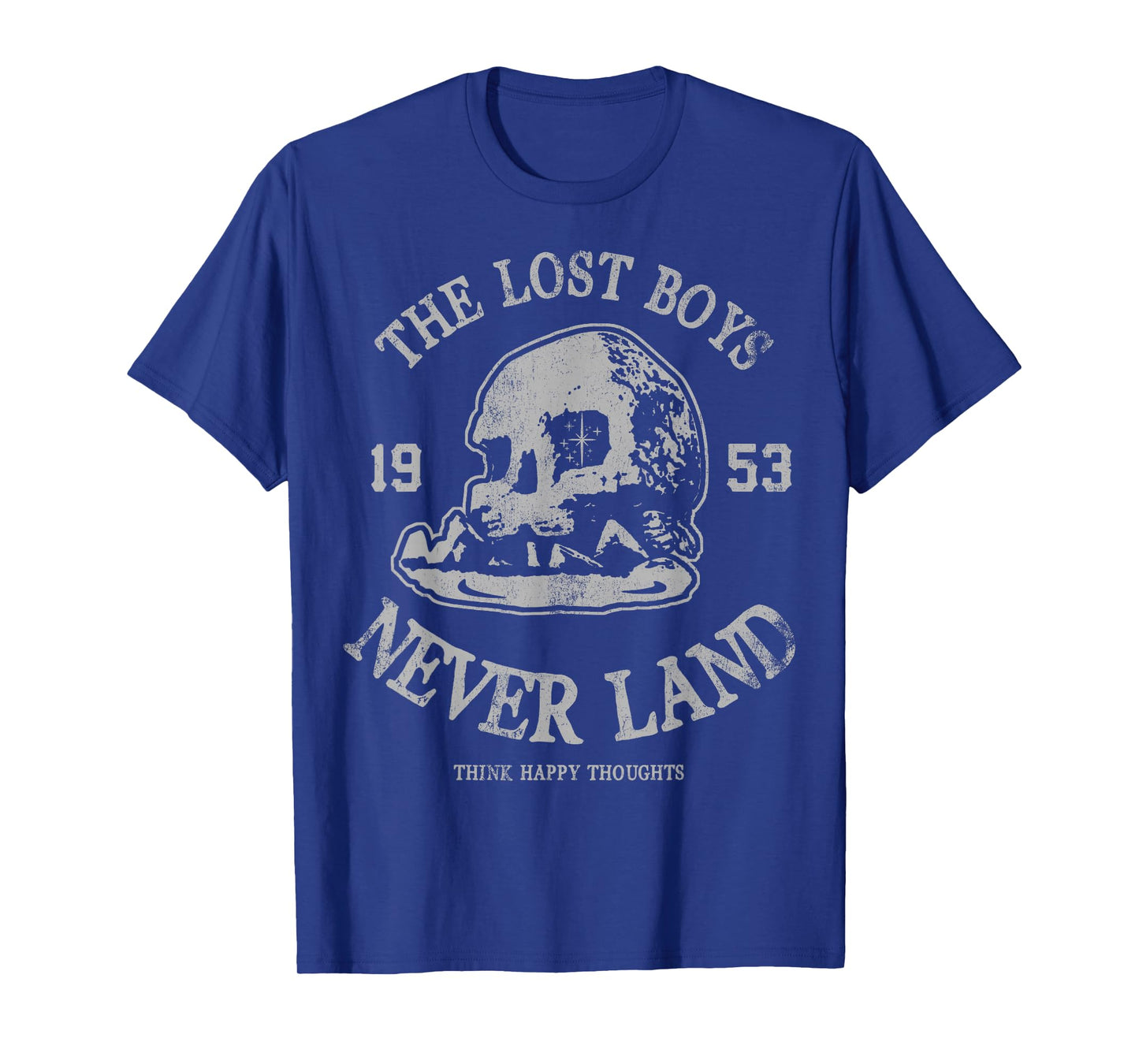 Disney Peter Pan The Lost Boys Think Happy Thoughts T-Shirt Small