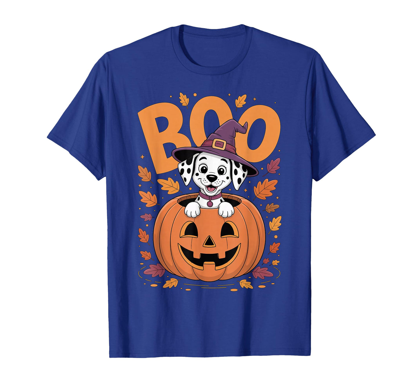 Dalmatian Costume on Pumpkin Halloween Dalmatian T-Shirt