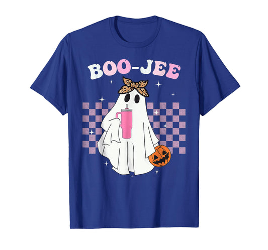 Ghost Halloween Boujee Boo-JEE T-Shirt