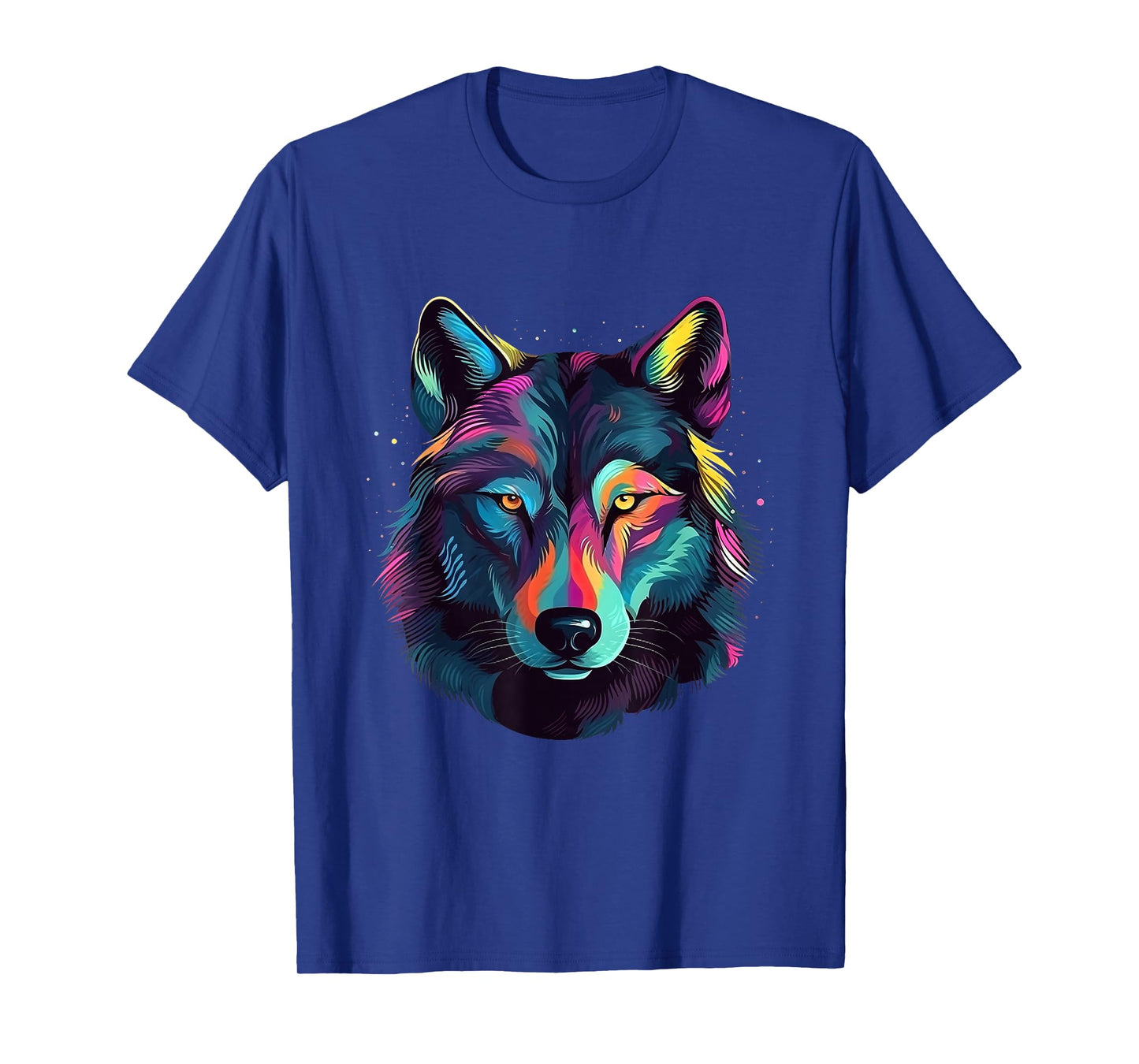 Wolf Pop Art Colorful Art Wolf Lover T-Shirt