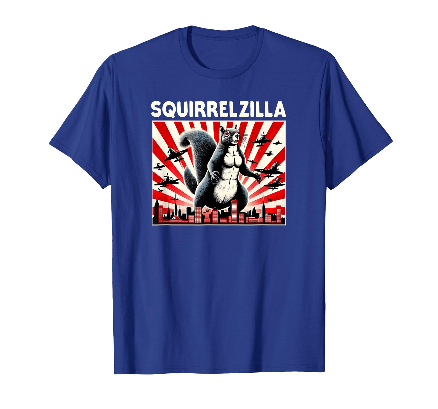Anime Squirrel Design Clothes Squirrelzilla Japanese Kaiju Squirrel T-Shirt