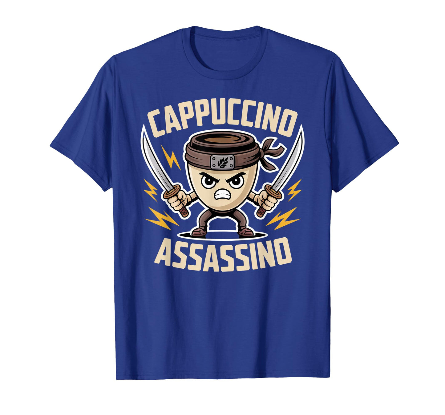 Cappuccino Assassino Coffee Ninja Meme Vibes T-Shirt