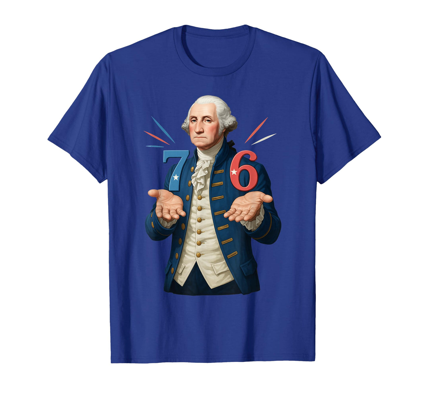 HUGvyn 6-7 7-6 George Washington Seven Six Teacher American T-Shirt