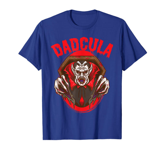 Mens Dadcula Halloween Costume Dad Daddy Dracula Monster T-Shirt