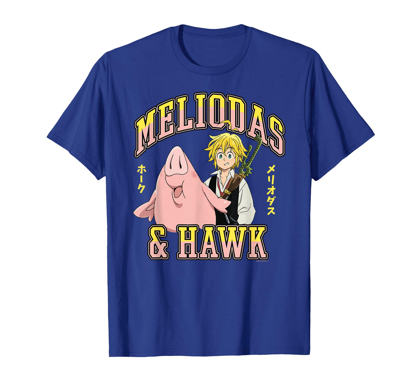 The Seven Deadly Sins Meliodas & Hawk Portrait Anime T-Shirt