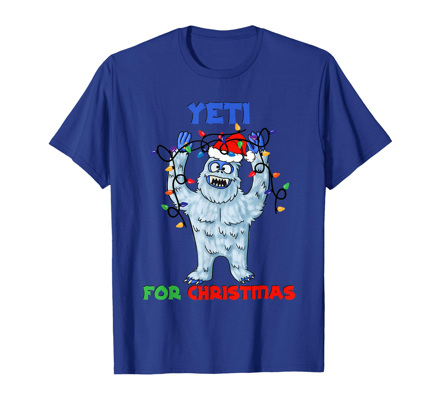 Abominable Snowman Yeti For Christmas Yeti Monster Holiday T-Shirt