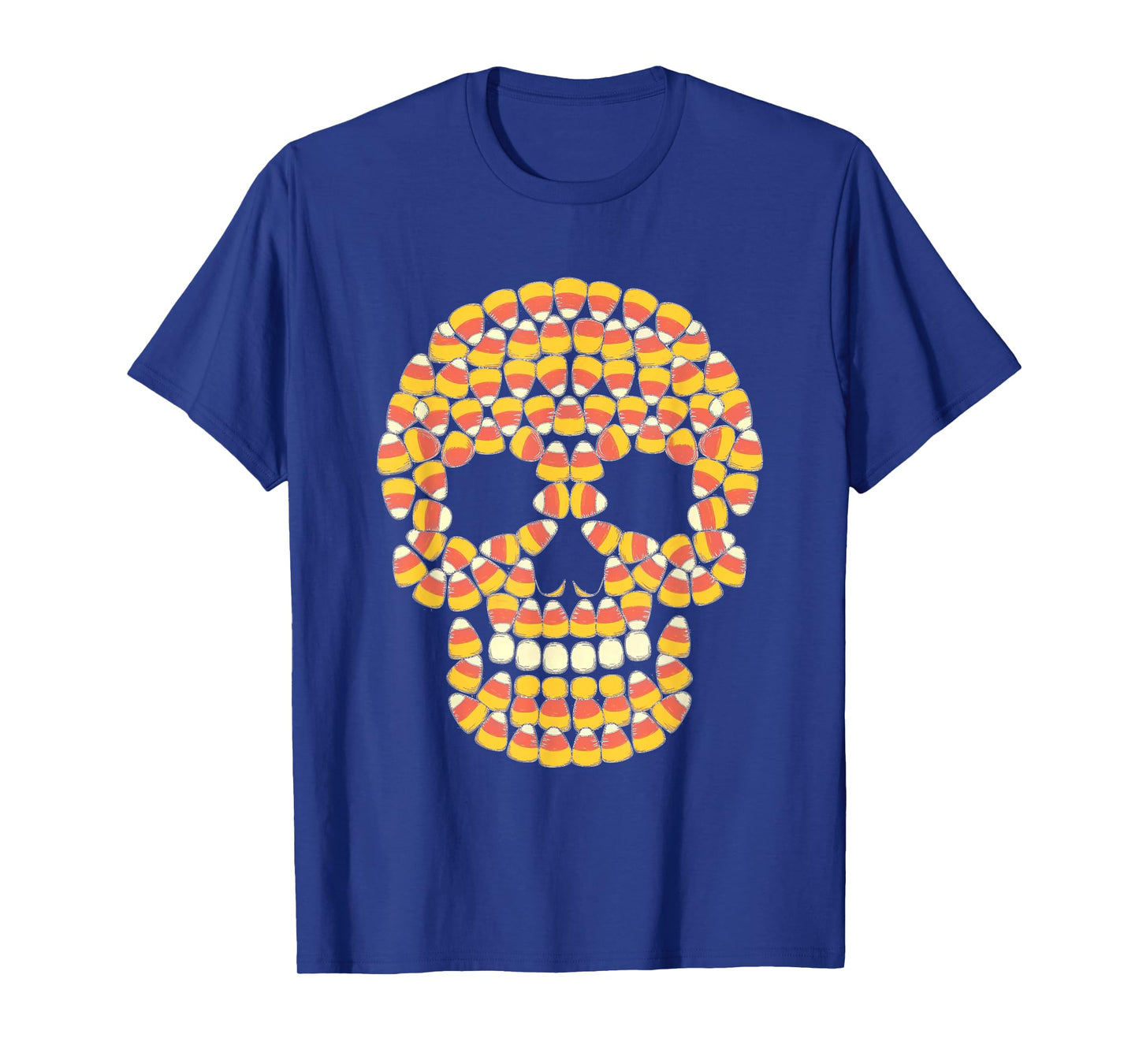 Candy Corn Skeleton Skull Halloween Costume Candycorn T-Shirt