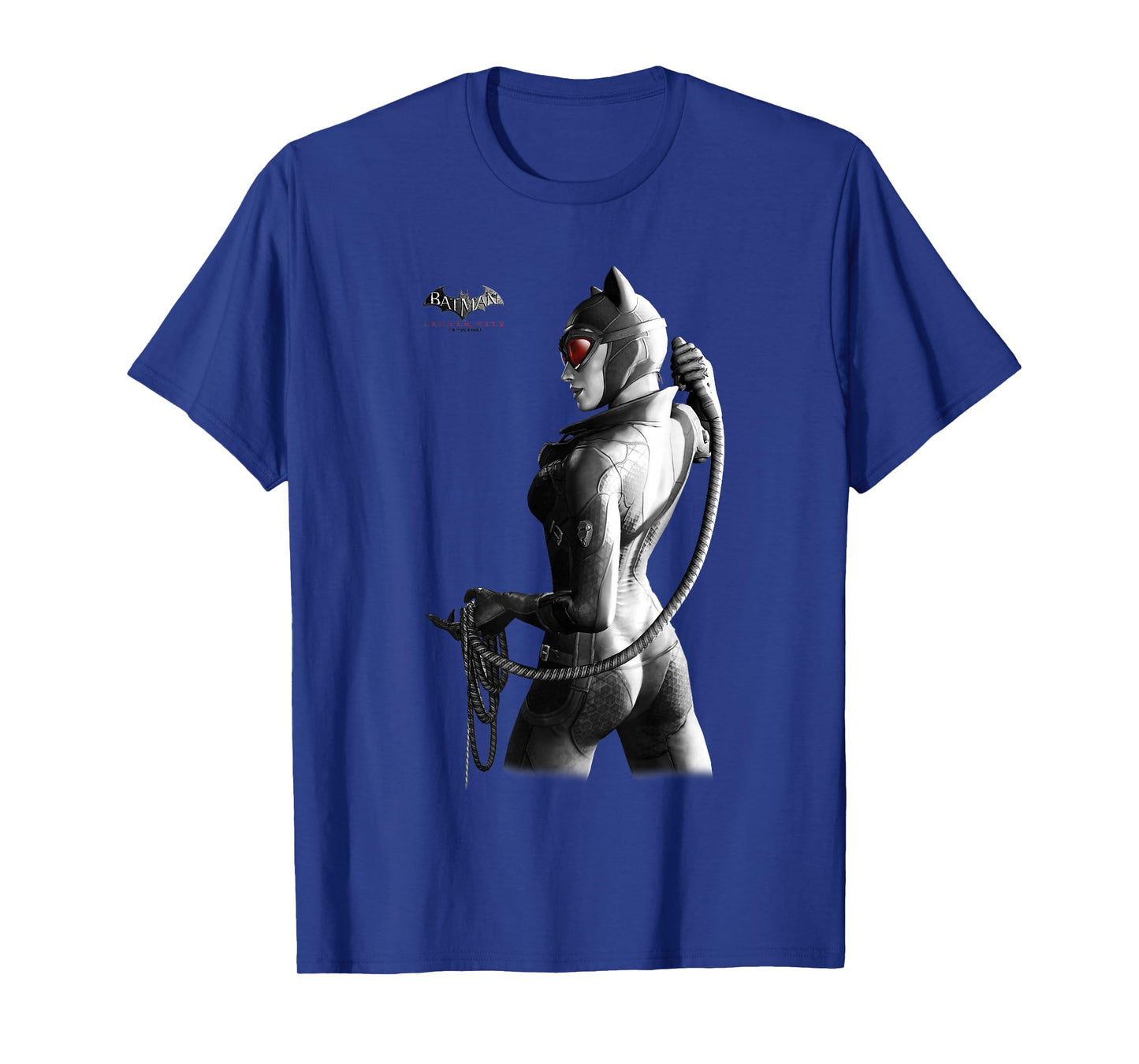 Batman: Arkham City Catwoman Distressed Villain Poster T-Shirt