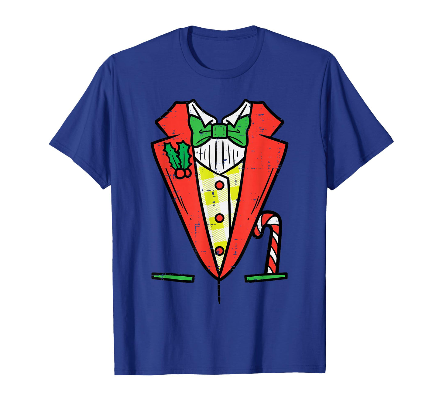 Christmas Tuxedo Costume Funny Xmas Tux Bowtie Men Boys Kids T-Shirt