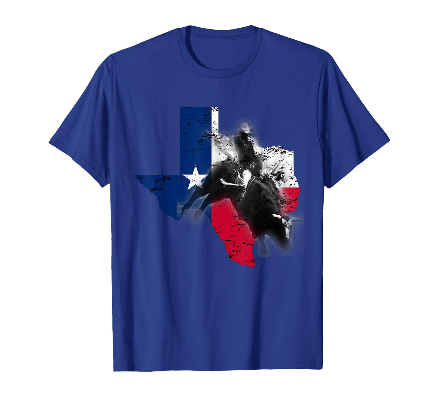 Bull-Riding For Men Texas Ranch Rider Cowboy Texan Lone Star T-Shirt
