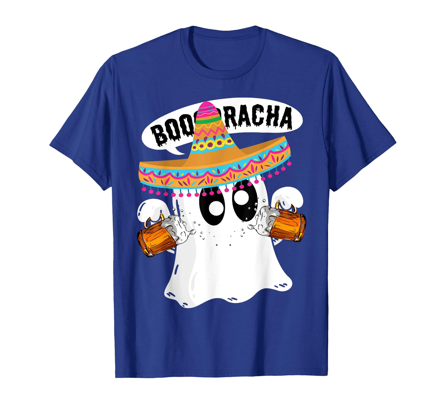 Boo-Racha Halloween Cute Ghost Boo Borracha Cinco De Mayo T-Shirt