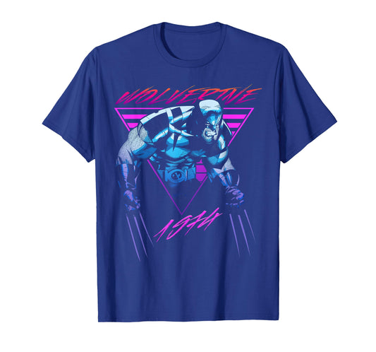 Marvel X-Men Wolverine Neon Retro Logan T-Shirt